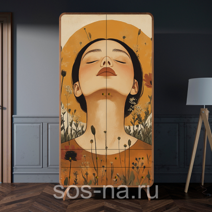 Шкаф "Ellipse Print" с ящиками принт